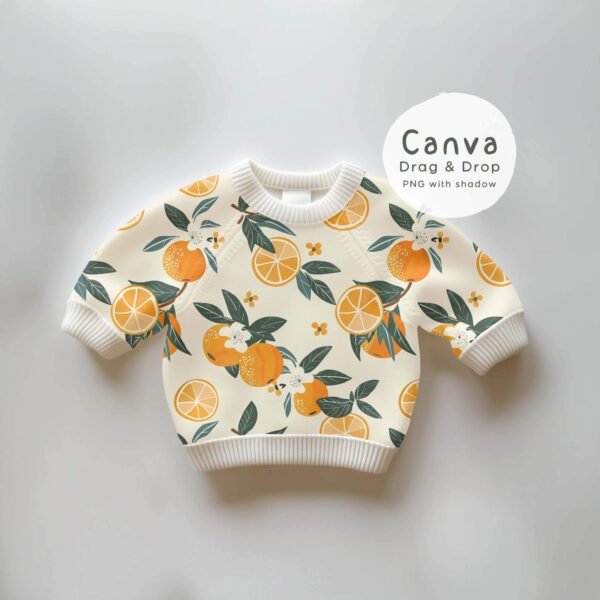 Baby Sweater Mockup, kids Clothing Mockup, PNG and PSD Smart Object, - Image 8