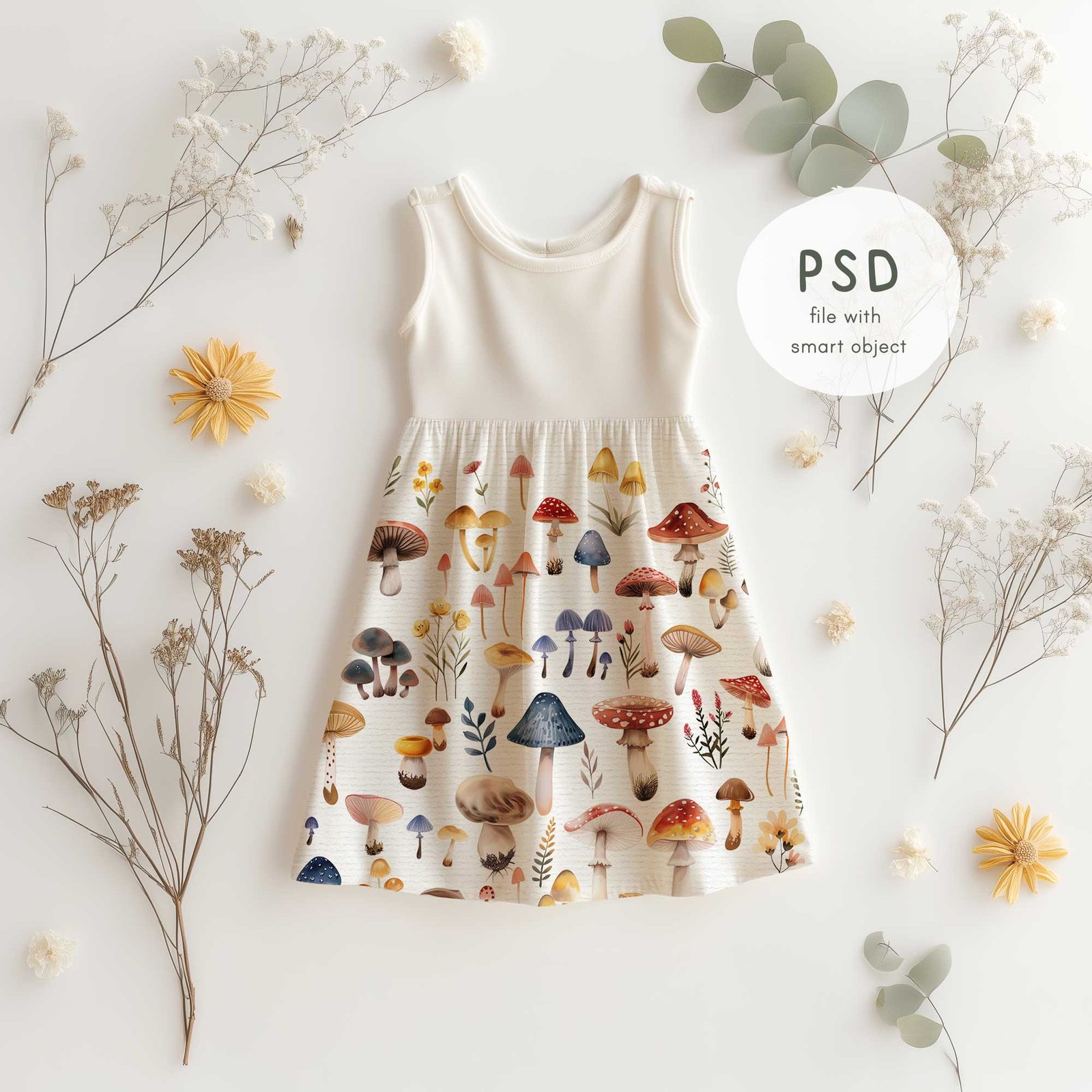 Realistic Baby Dress Mockup for Kids Clothing | Canva + PSD - Image 4