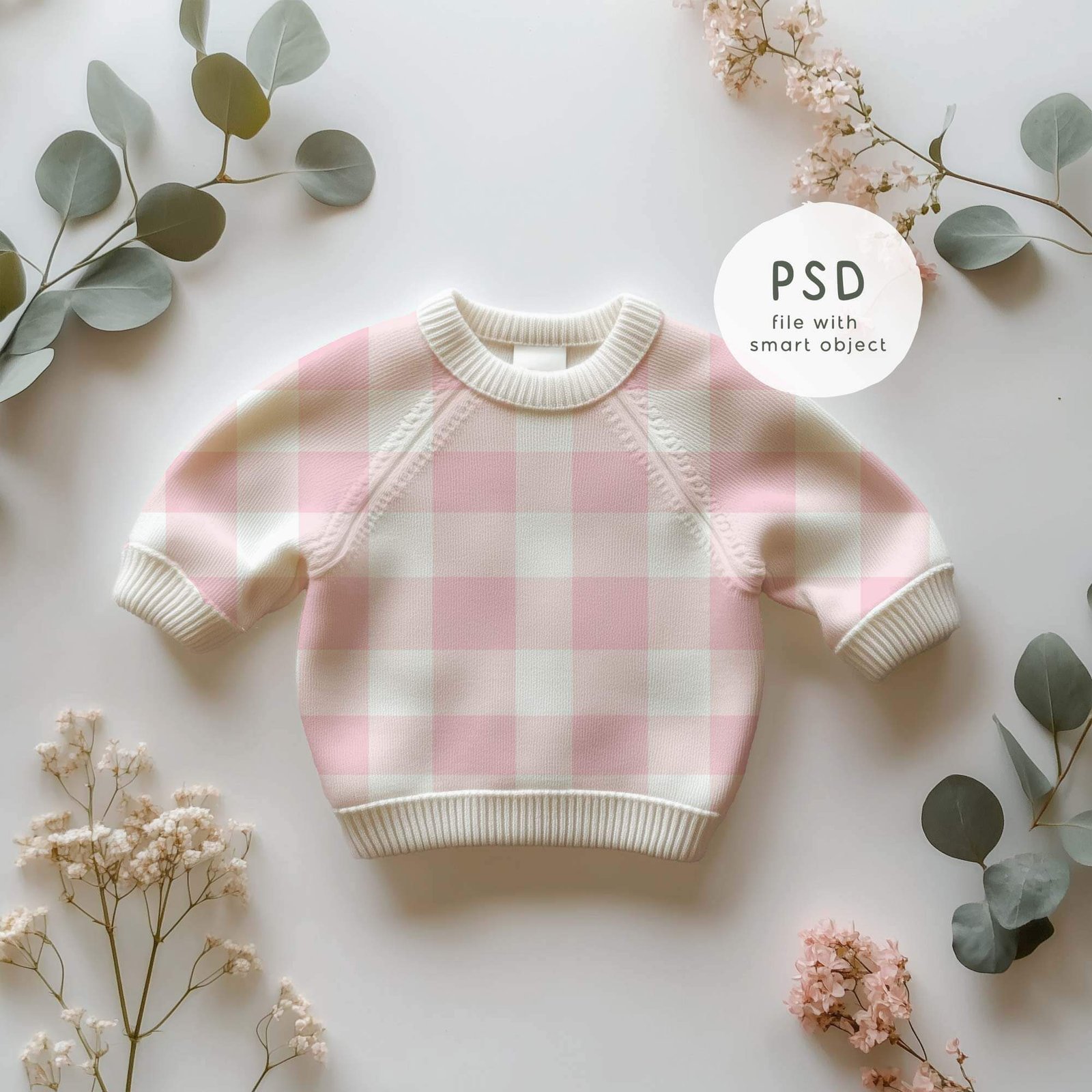 Baby Sweater Mockup, kids Clothing Mockup, PNG and PSD Smart Object, - Image 2