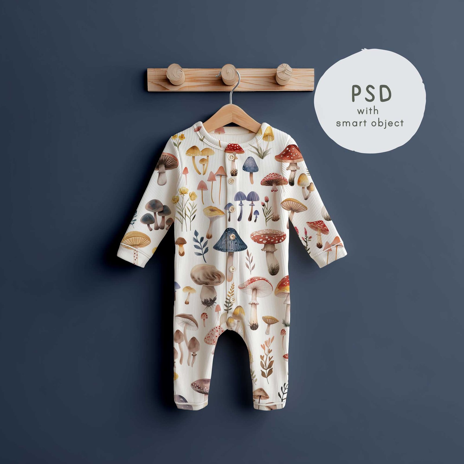 Baby Jumpsuit Mockup - PNG and PSD Smart Object - Image 7