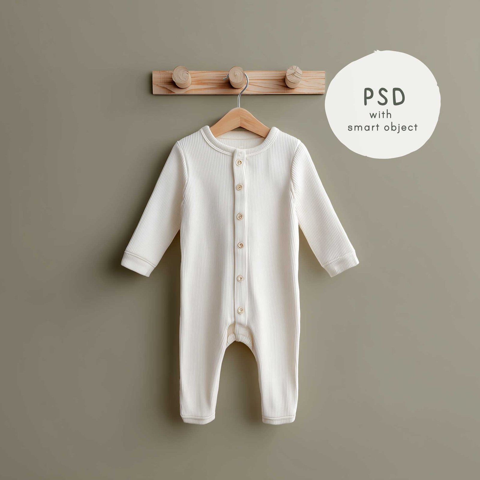Baby Jumpsuit Mockup - PNG and PSD Smart Object - Image 5