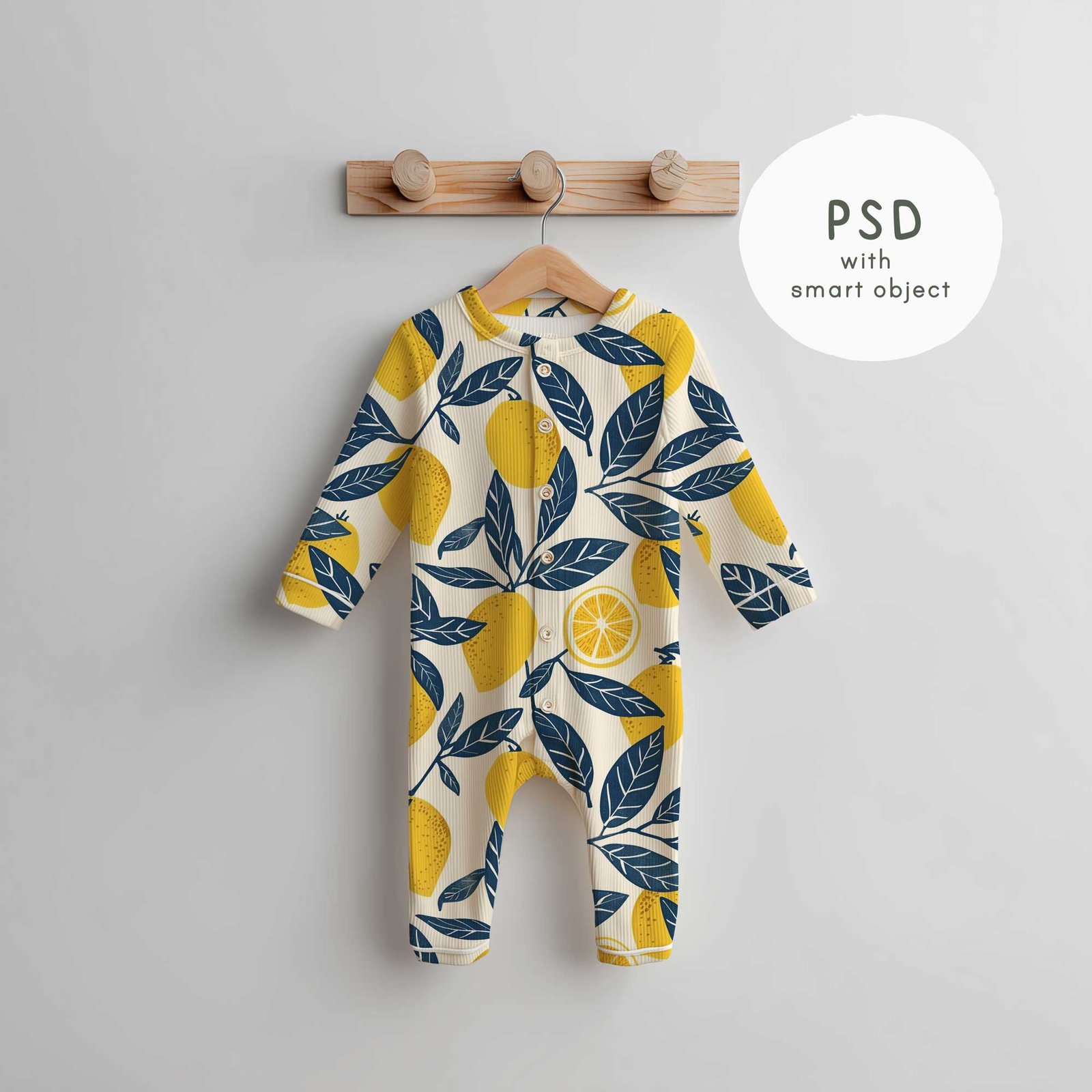 Baby Jumpsuit Mockup - PNG and PSD Smart Object - Image 4