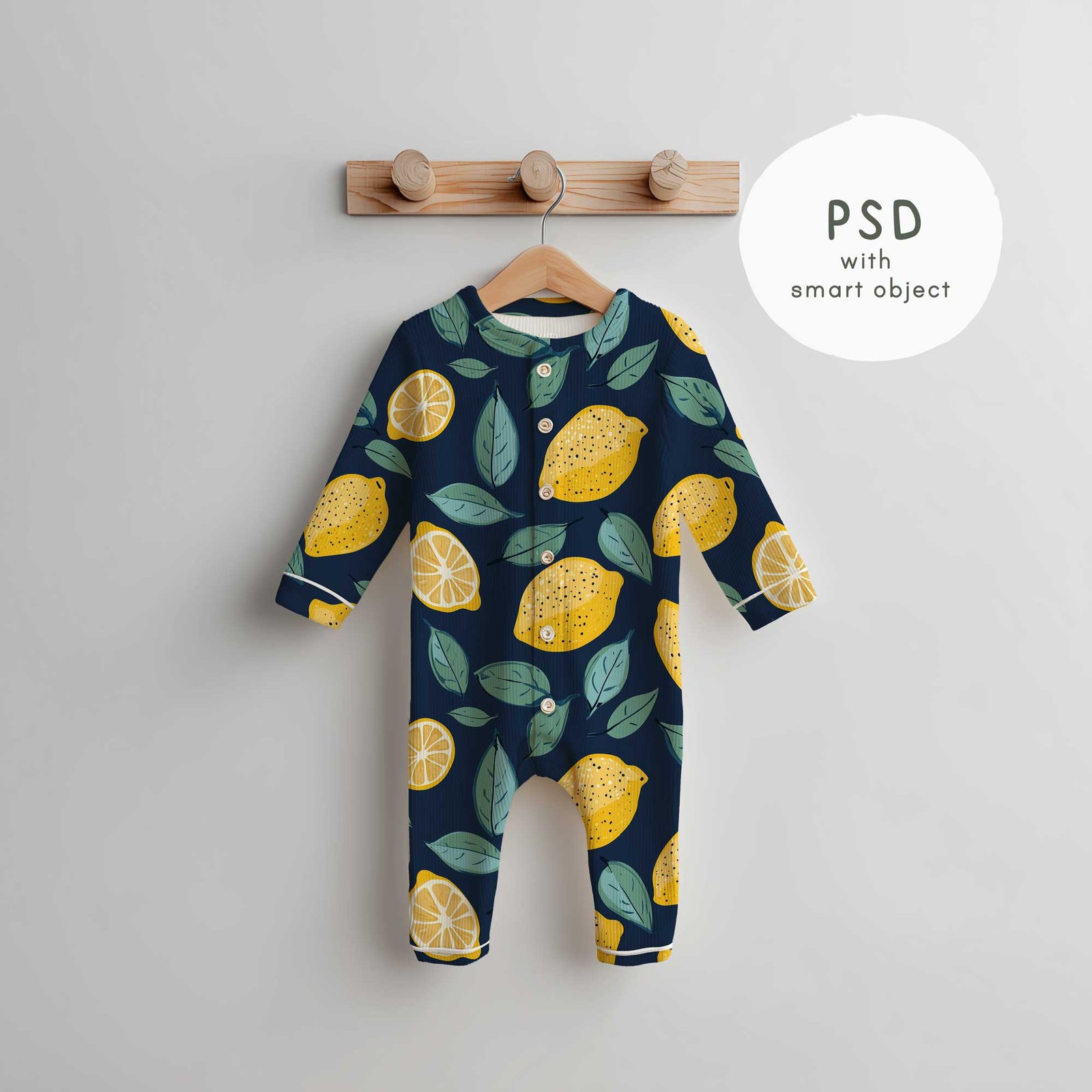 Baby Jumpsuit Mockup - PNG and PSD Smart Object - Image 3