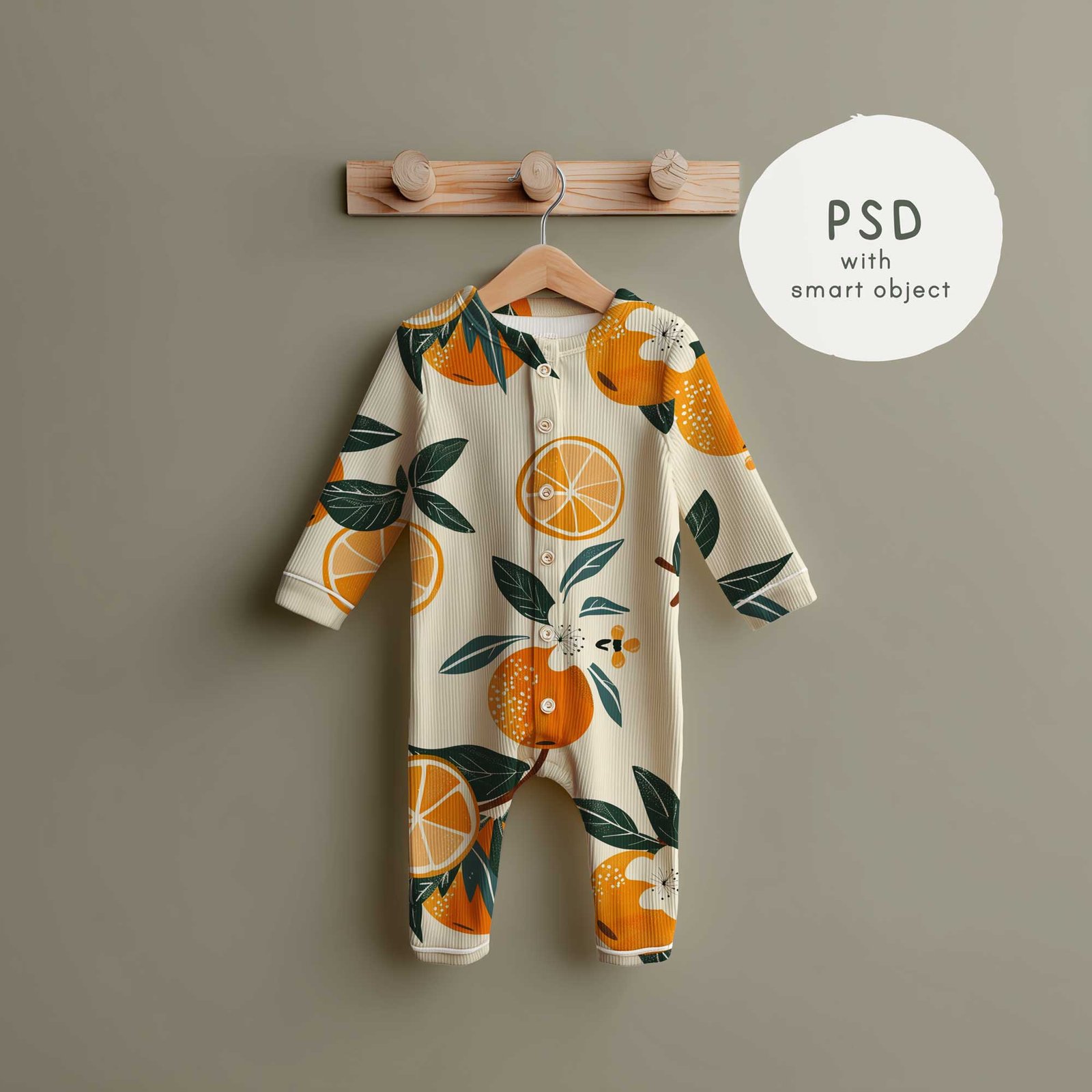 Baby Jumpsuit Mockup - PNG and PSD Smart Object - Image 2