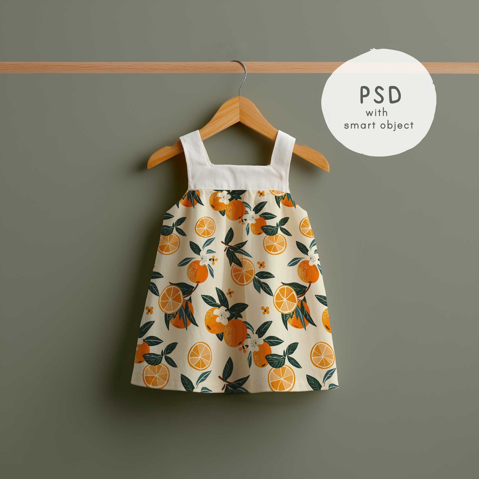 Toddler Dress Mockup, Kids Clothing - PNG and PSD Smart Object - Image 3