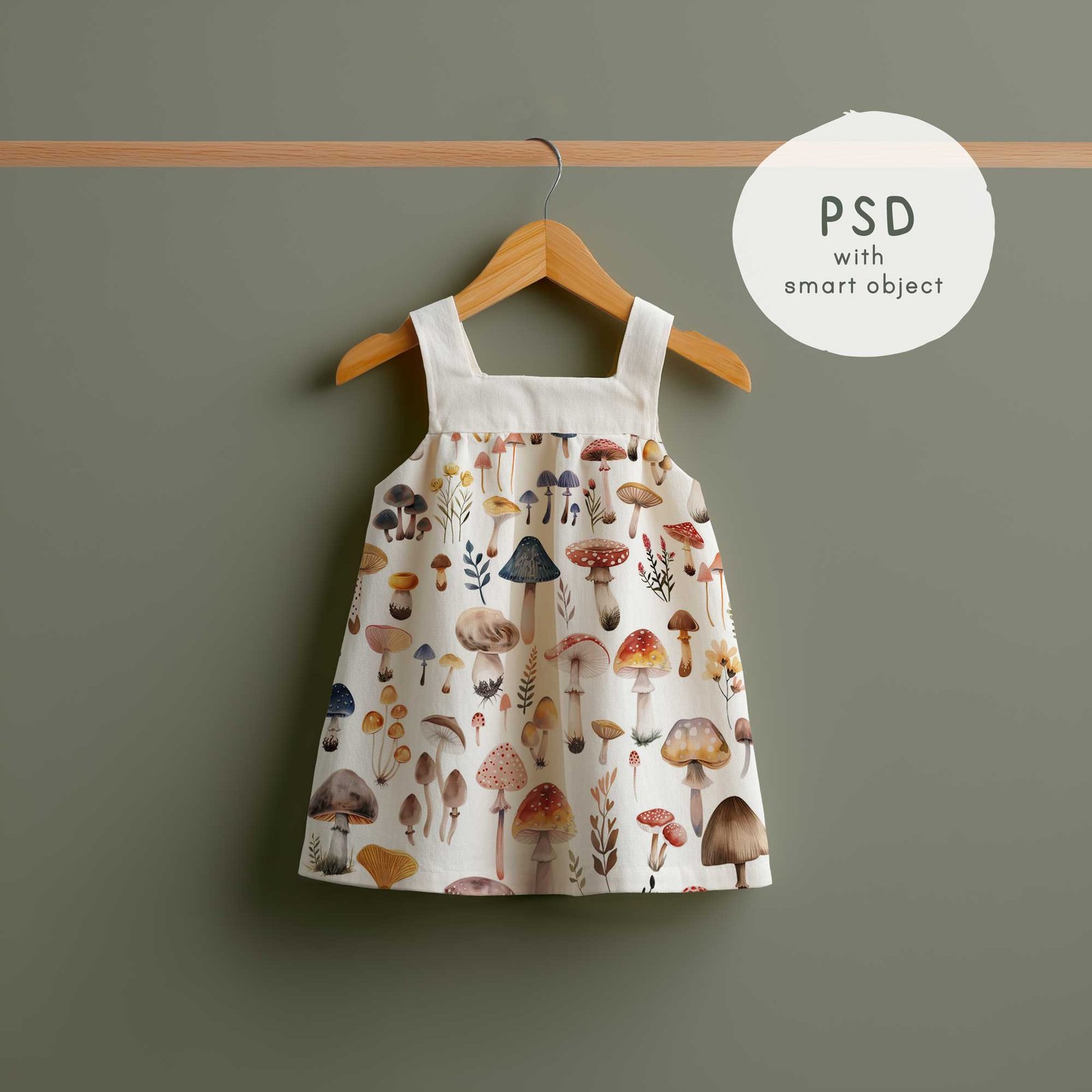 Toddler Dress Mockup, Kids Clothing - PNG and PSD Smart Object - Image 5