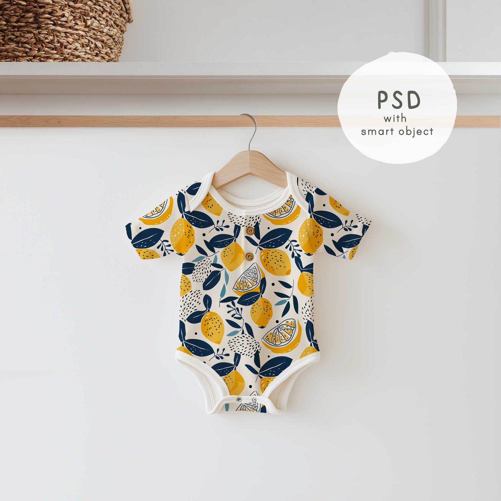 Baby romper Mockup, PNG and PSD Smart Object - Image 5