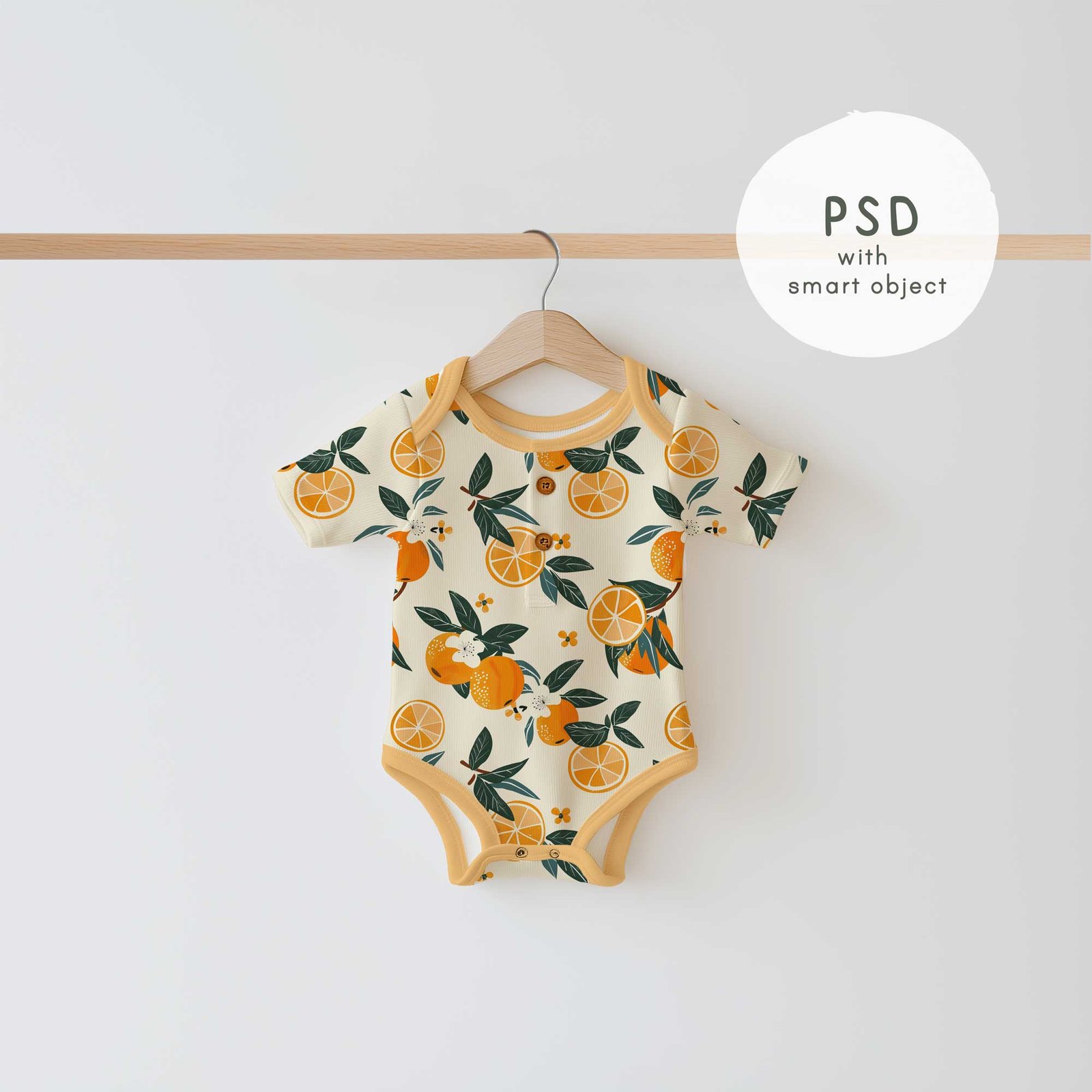Baby romper Mockup, PNG and PSD Smart Object - Image 6